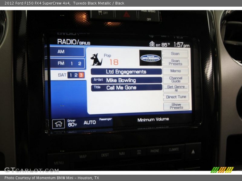 Tuxedo Black Metallic / Black 2012 Ford F150 FX4 SuperCrew 4x4