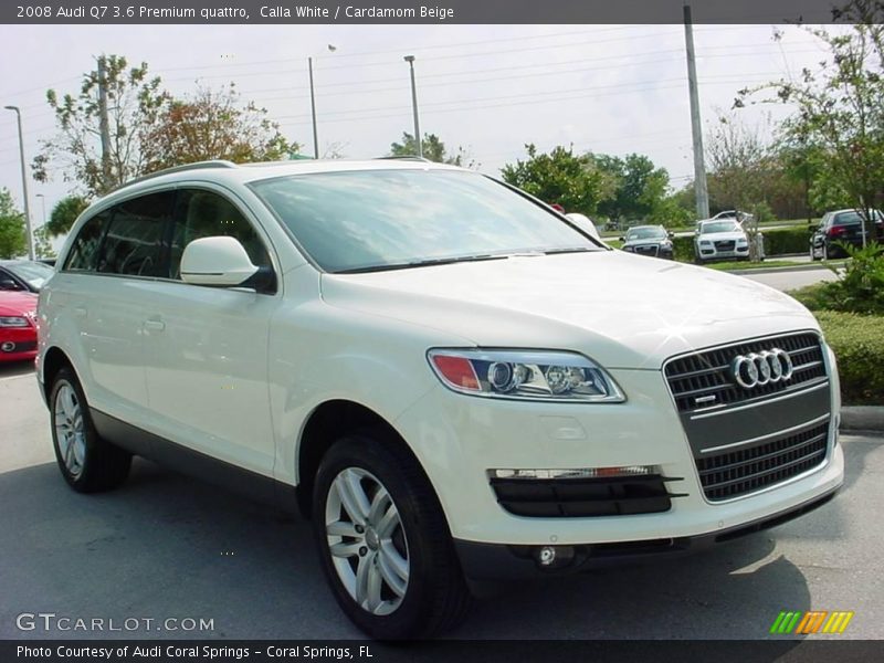 Calla White / Cardamom Beige 2008 Audi Q7 3.6 Premium quattro
