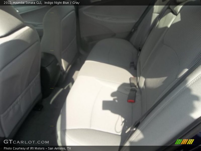 Indigo Night Blue / Gray 2013 Hyundai Sonata GLS