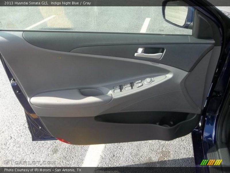 Indigo Night Blue / Gray 2013 Hyundai Sonata GLS