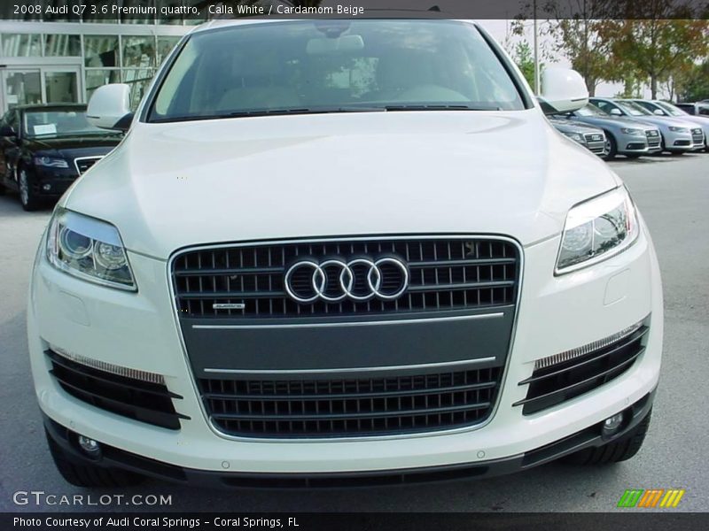 Calla White / Cardamom Beige 2008 Audi Q7 3.6 Premium quattro