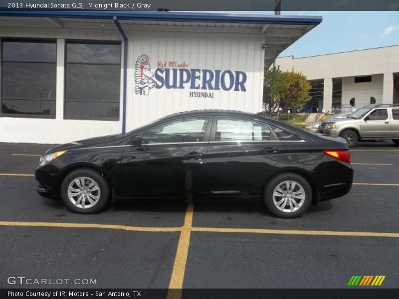 Midnight Black / Gray 2013 Hyundai Sonata GLS