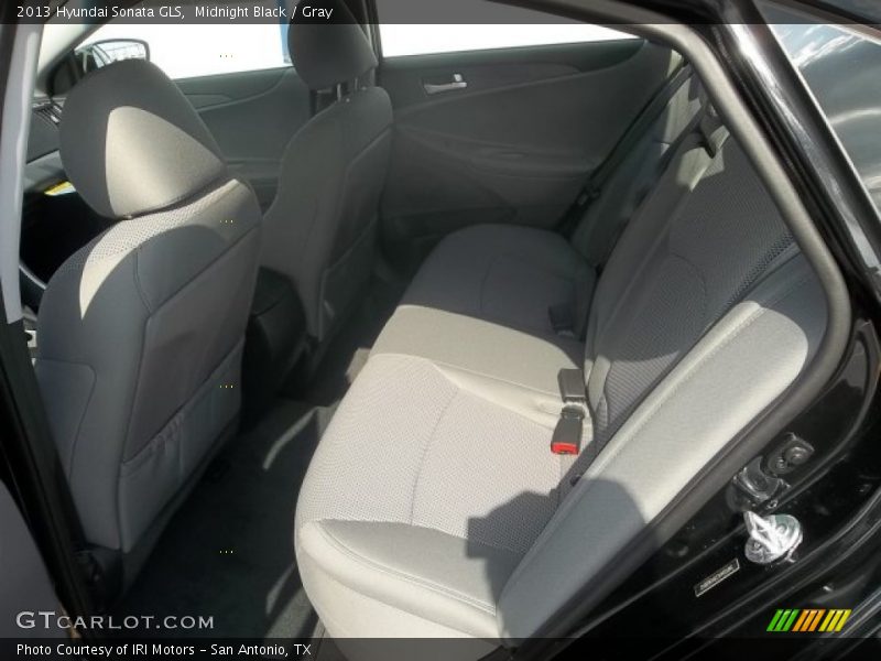Midnight Black / Gray 2013 Hyundai Sonata GLS