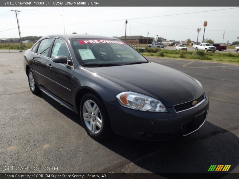 Cyber Gray Metallic / Gray 2011 Chevrolet Impala LT