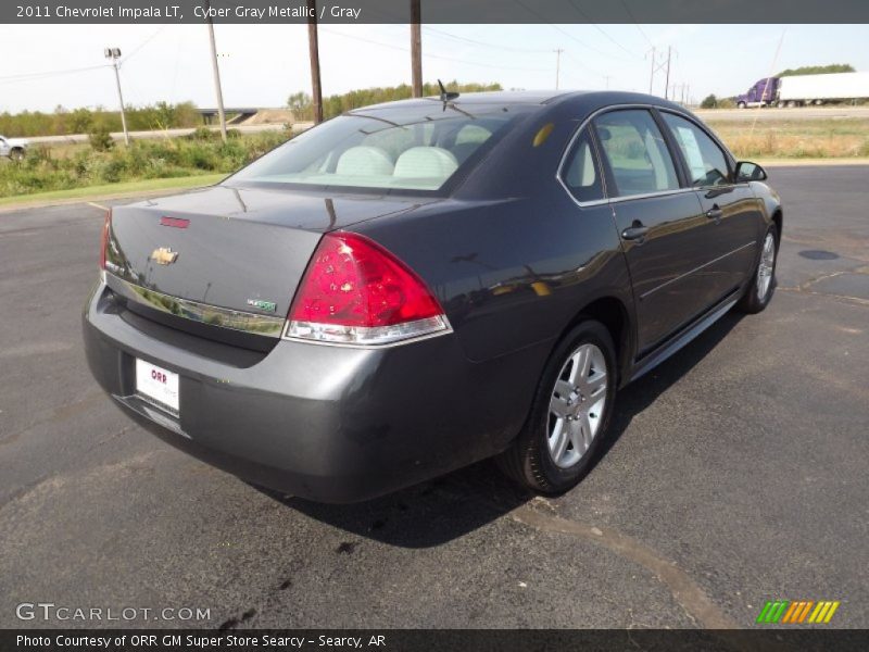 Cyber Gray Metallic / Gray 2011 Chevrolet Impala LT