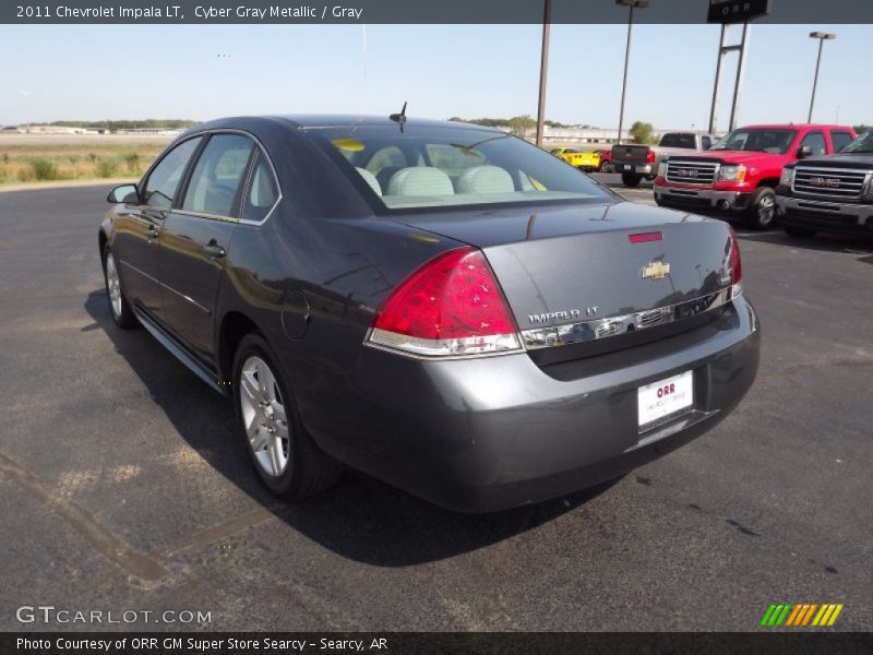 Cyber Gray Metallic / Gray 2011 Chevrolet Impala LT