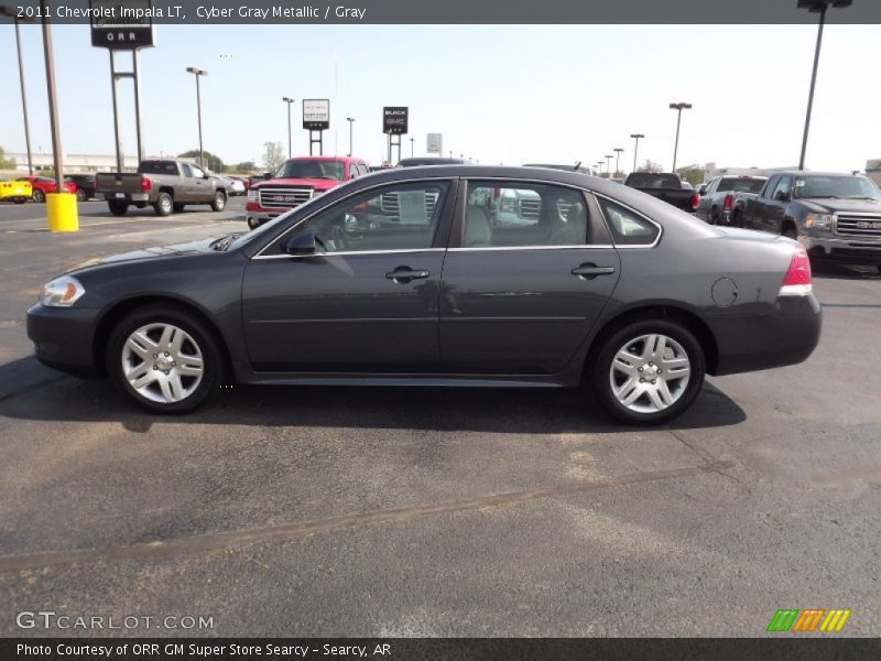 Cyber Gray Metallic / Gray 2011 Chevrolet Impala LT