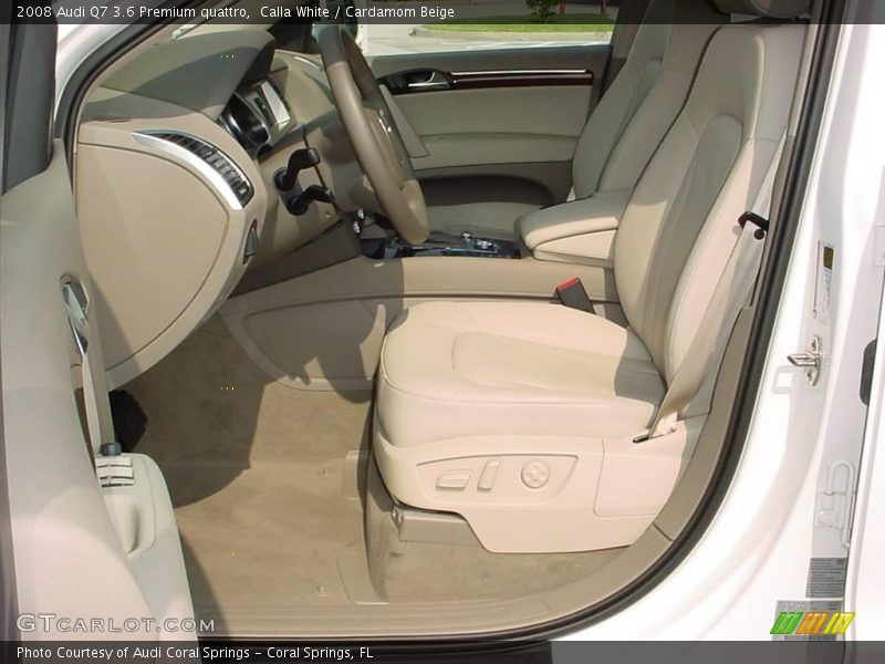 Calla White / Cardamom Beige 2008 Audi Q7 3.6 Premium quattro