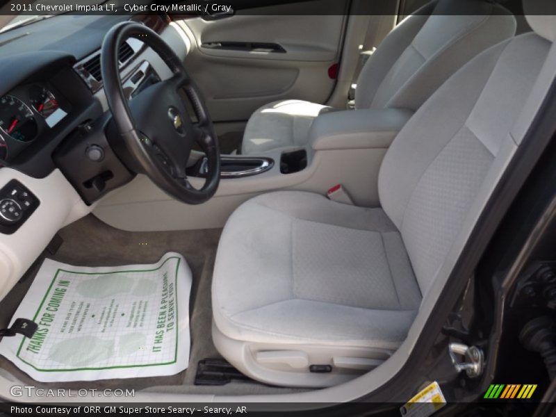 Cyber Gray Metallic / Gray 2011 Chevrolet Impala LT