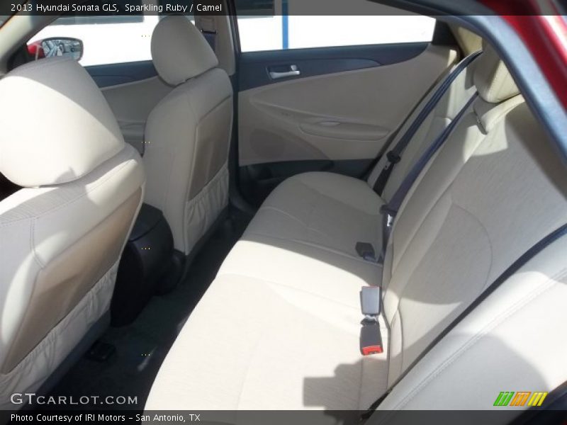 Sparkling Ruby / Camel 2013 Hyundai Sonata GLS