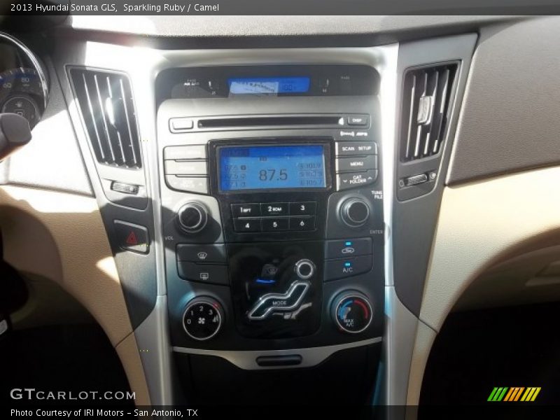 Sparkling Ruby / Camel 2013 Hyundai Sonata GLS