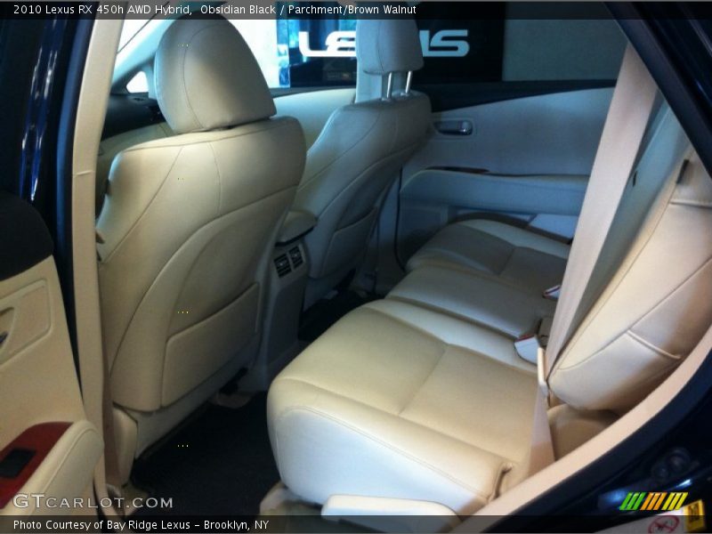 Obsidian Black / Parchment/Brown Walnut 2010 Lexus RX 450h AWD Hybrid