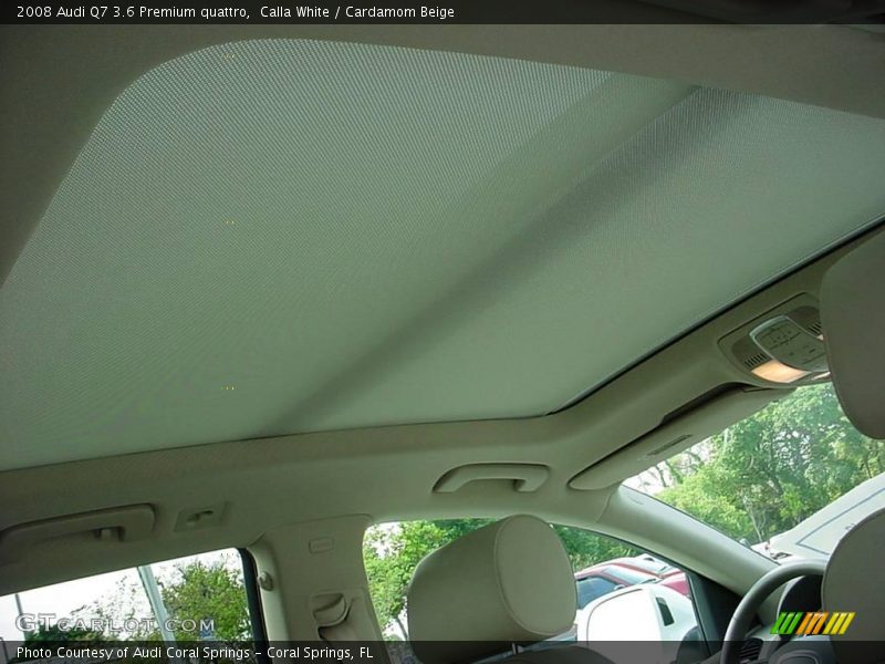 Calla White / Cardamom Beige 2008 Audi Q7 3.6 Premium quattro