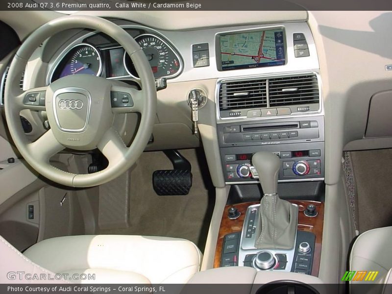 Calla White / Cardamom Beige 2008 Audi Q7 3.6 Premium quattro