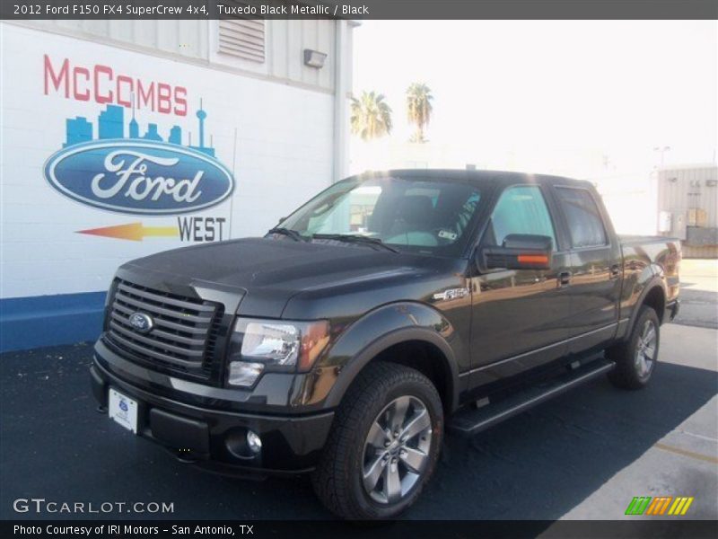 Tuxedo Black Metallic / Black 2012 Ford F150 FX4 SuperCrew 4x4