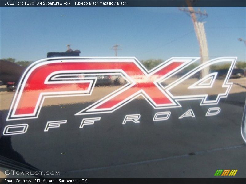 Tuxedo Black Metallic / Black 2012 Ford F150 FX4 SuperCrew 4x4