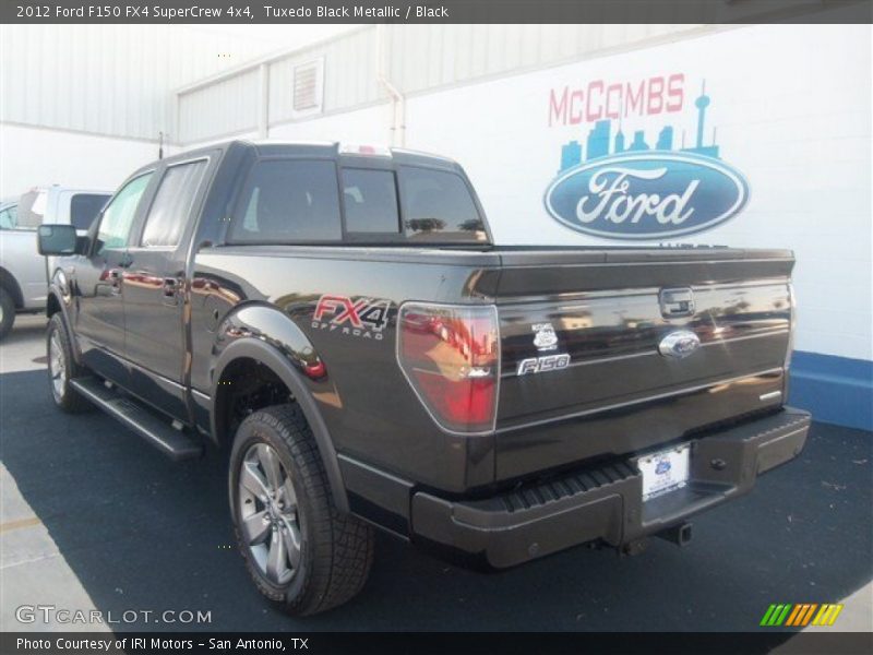 Tuxedo Black Metallic / Black 2012 Ford F150 FX4 SuperCrew 4x4