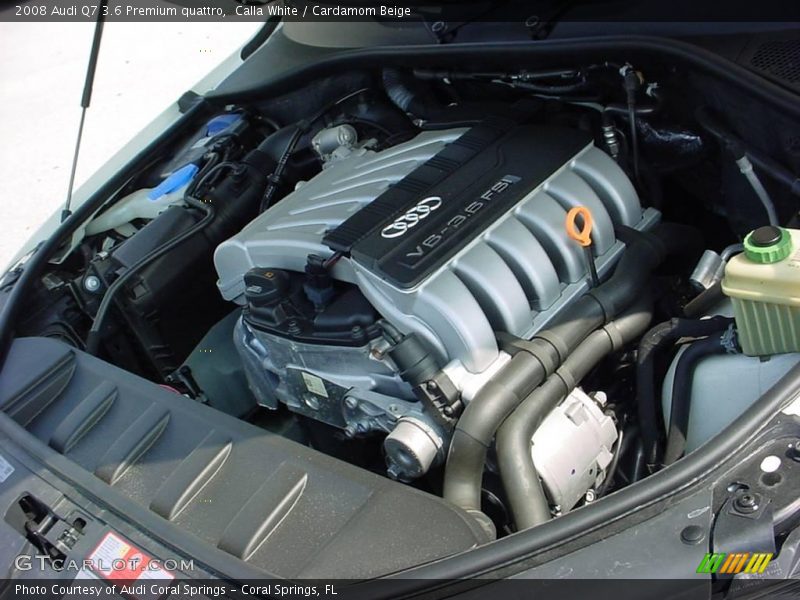 Calla White / Cardamom Beige 2008 Audi Q7 3.6 Premium quattro