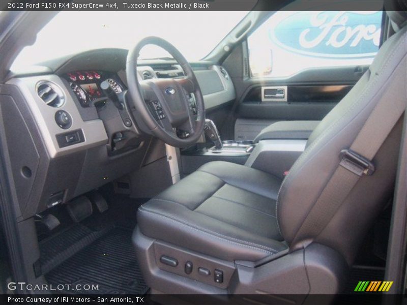 Tuxedo Black Metallic / Black 2012 Ford F150 FX4 SuperCrew 4x4