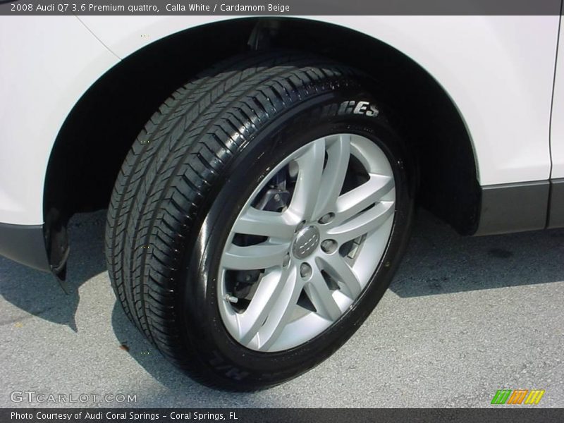 Calla White / Cardamom Beige 2008 Audi Q7 3.6 Premium quattro