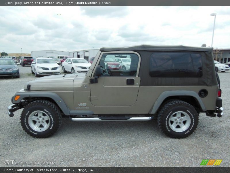 Light Khaki Metallic / Khaki 2005 Jeep Wrangler Unlimited 4x4