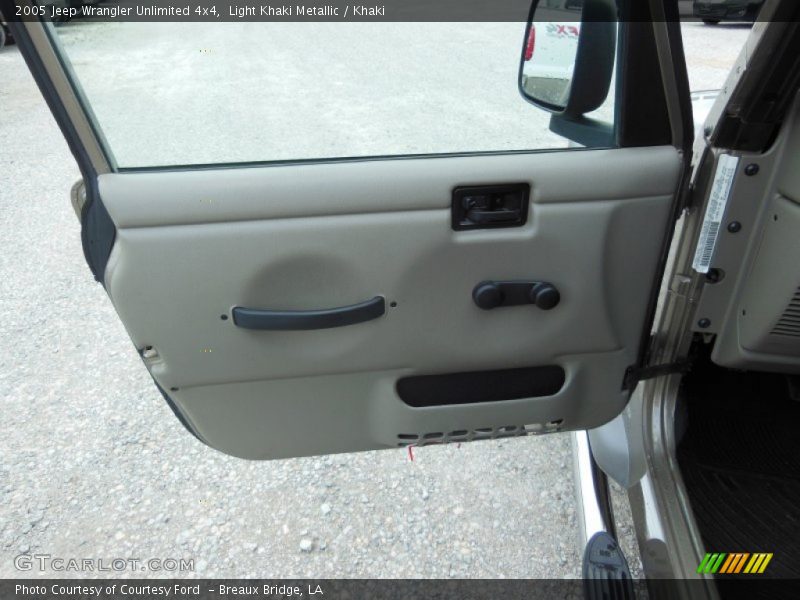 Light Khaki Metallic / Khaki 2005 Jeep Wrangler Unlimited 4x4