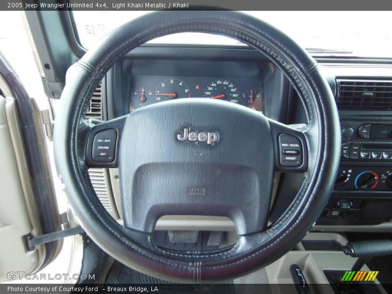 Light Khaki Metallic / Khaki 2005 Jeep Wrangler Unlimited 4x4