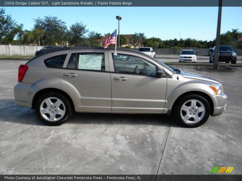 Light Sandstone Metallic / Pastel Pebble Beige 2009 Dodge Caliber SXT