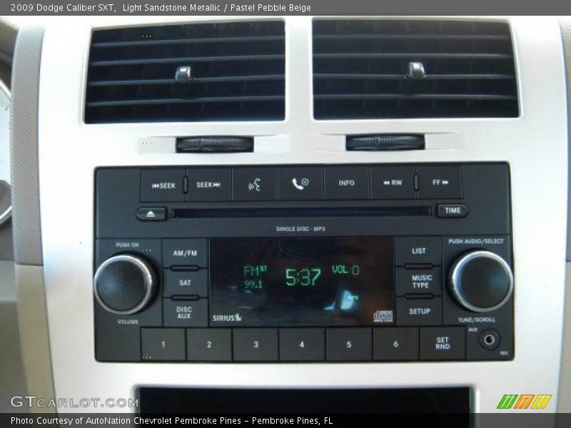 Light Sandstone Metallic / Pastel Pebble Beige 2009 Dodge Caliber SXT