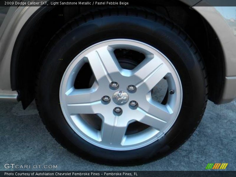 Light Sandstone Metallic / Pastel Pebble Beige 2009 Dodge Caliber SXT