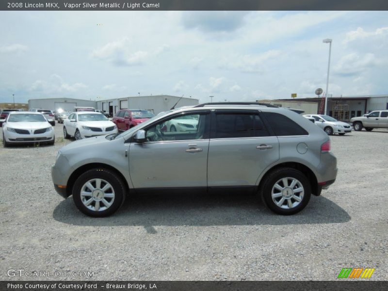Vapor Silver Metallic / Light Camel 2008 Lincoln MKX