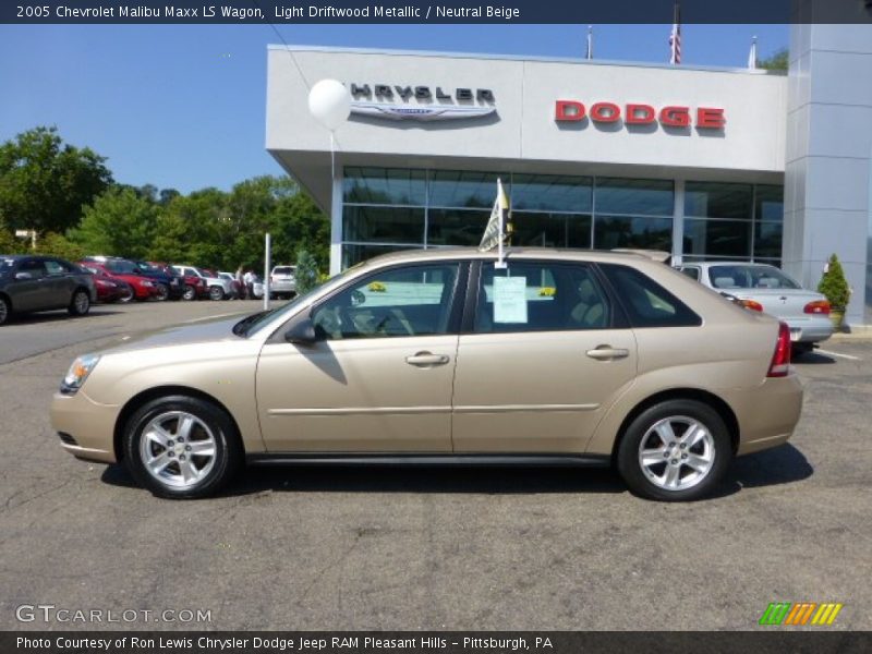 Light Driftwood Metallic / Neutral Beige 2005 Chevrolet Malibu Maxx LS Wagon