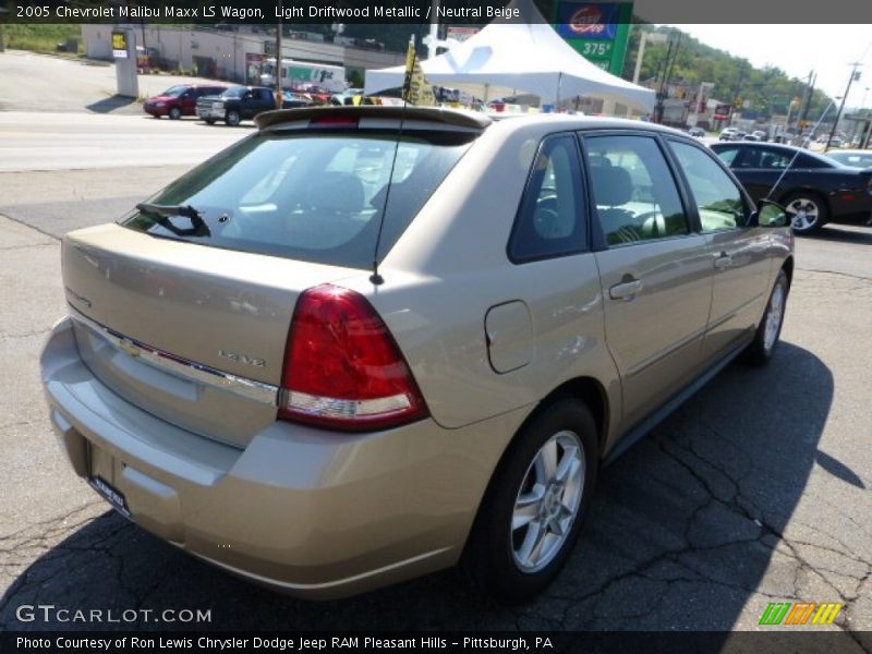 Light Driftwood Metallic / Neutral Beige 2005 Chevrolet Malibu Maxx LS Wagon