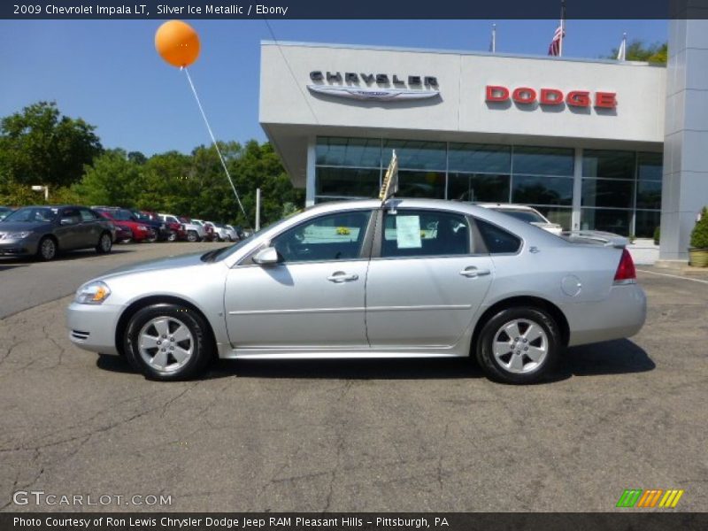 Silver Ice Metallic / Ebony 2009 Chevrolet Impala LT