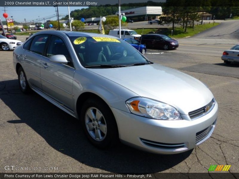 Silver Ice Metallic / Ebony 2009 Chevrolet Impala LT