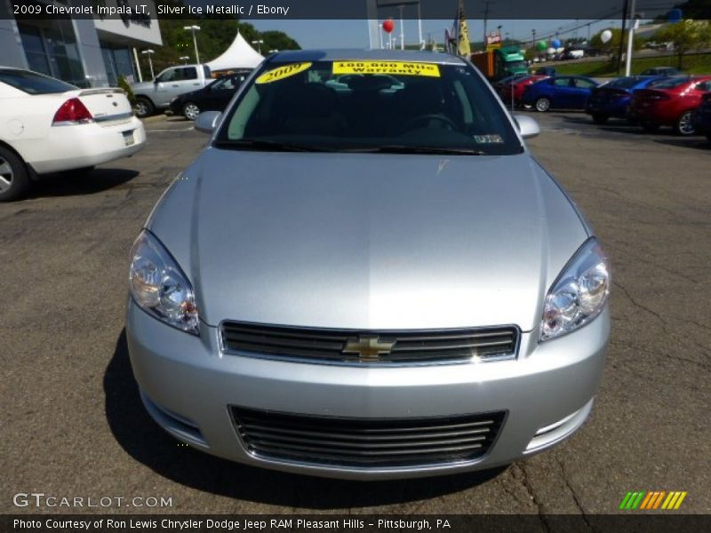 Silver Ice Metallic / Ebony 2009 Chevrolet Impala LT