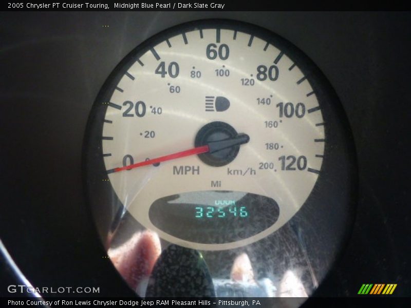 Midnight Blue Pearl / Dark Slate Gray 2005 Chrysler PT Cruiser Touring
