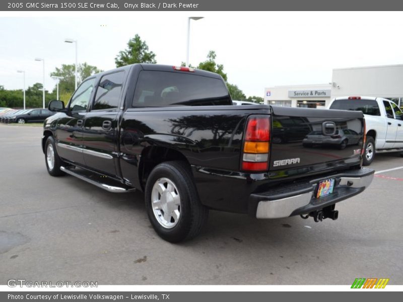 Onyx Black / Dark Pewter 2005 GMC Sierra 1500 SLE Crew Cab