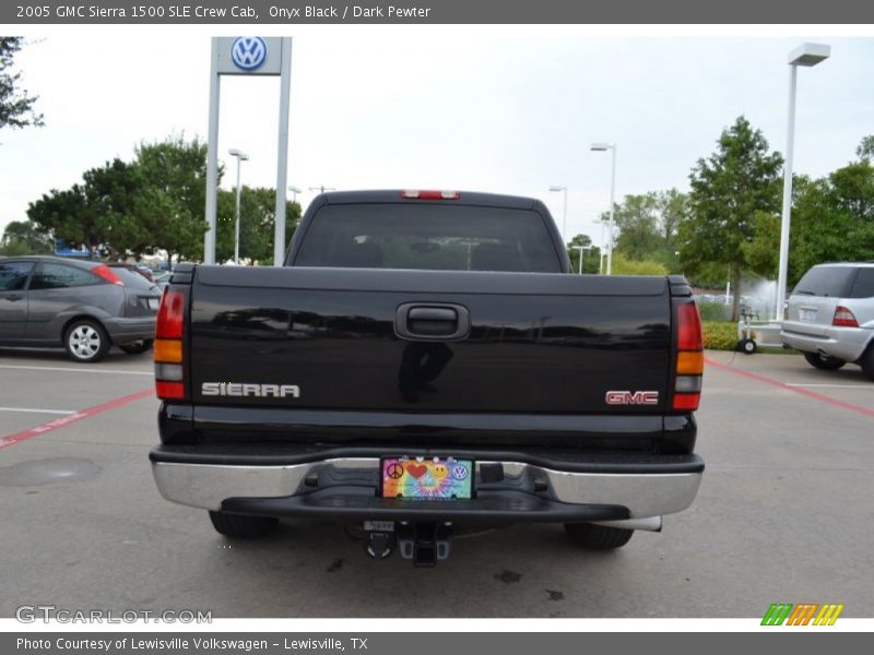 Onyx Black / Dark Pewter 2005 GMC Sierra 1500 SLE Crew Cab