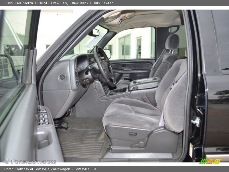 Onyx Black / Dark Pewter 2005 GMC Sierra 1500 SLE Crew Cab