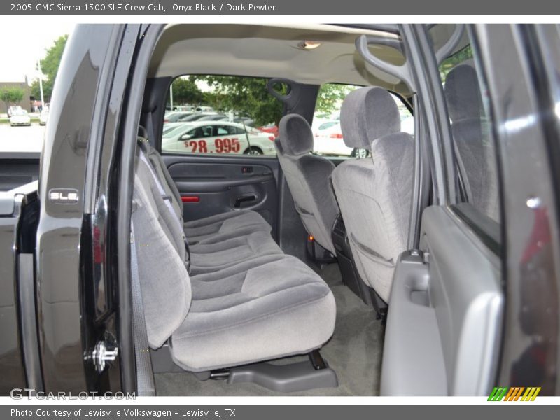 Onyx Black / Dark Pewter 2005 GMC Sierra 1500 SLE Crew Cab