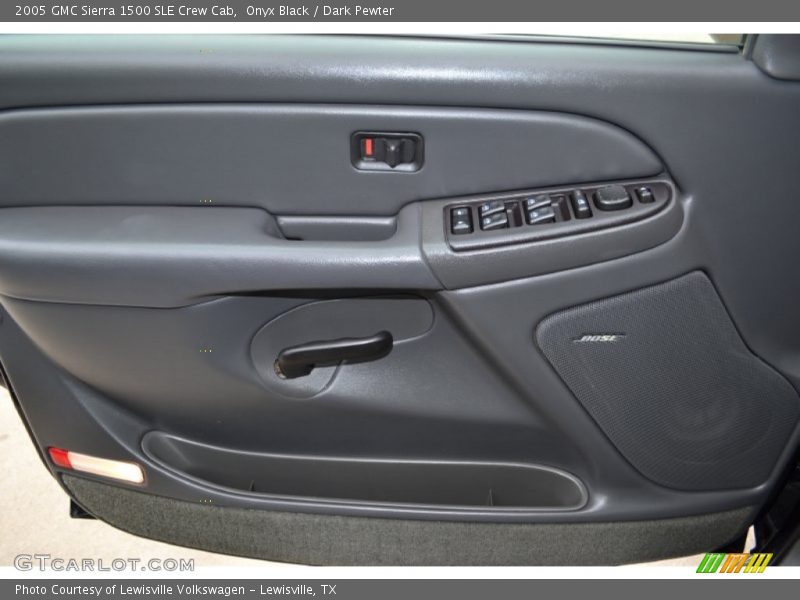 Onyx Black / Dark Pewter 2005 GMC Sierra 1500 SLE Crew Cab