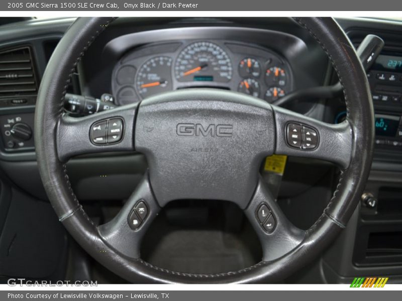 Onyx Black / Dark Pewter 2005 GMC Sierra 1500 SLE Crew Cab