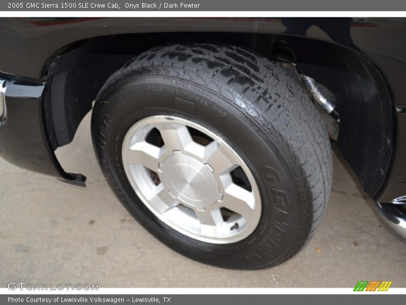 Onyx Black / Dark Pewter 2005 GMC Sierra 1500 SLE Crew Cab