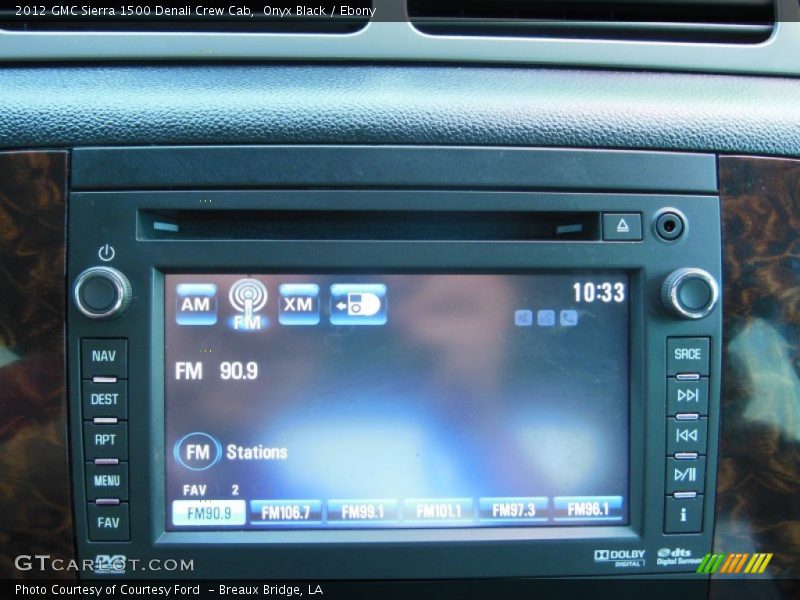 Onyx Black / Ebony 2012 GMC Sierra 1500 Denali Crew Cab