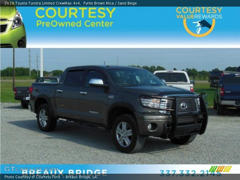 Pyrite Brown Mica / Sand Beige 2010 Toyota Tundra Limited CrewMax 4x4