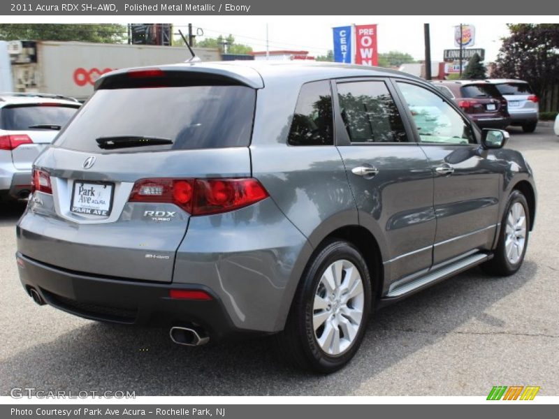 Polished Metal Metallic / Ebony 2011 Acura RDX SH-AWD