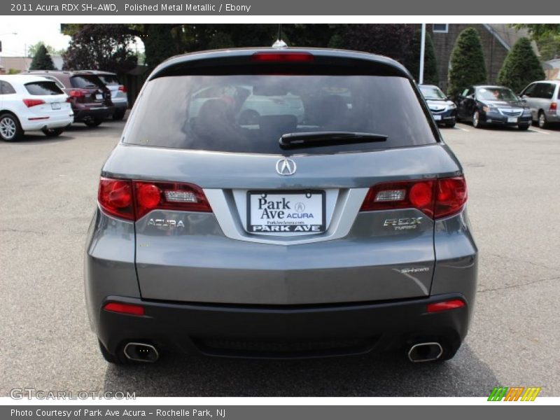 Polished Metal Metallic / Ebony 2011 Acura RDX SH-AWD