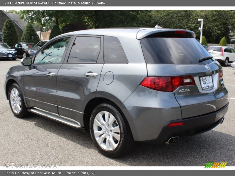 Polished Metal Metallic / Ebony 2011 Acura RDX SH-AWD