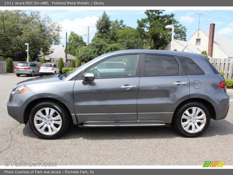Polished Metal Metallic / Ebony 2011 Acura RDX SH-AWD